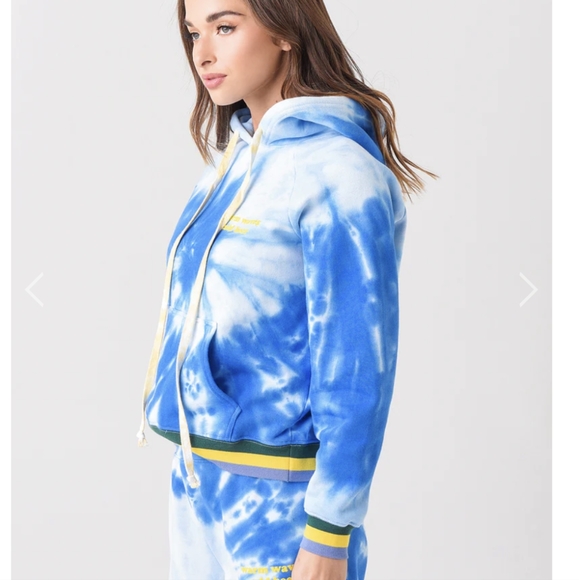 WARM Tie Dye Boyfriend Hoodie ~ NWT - Picture 4 of 11